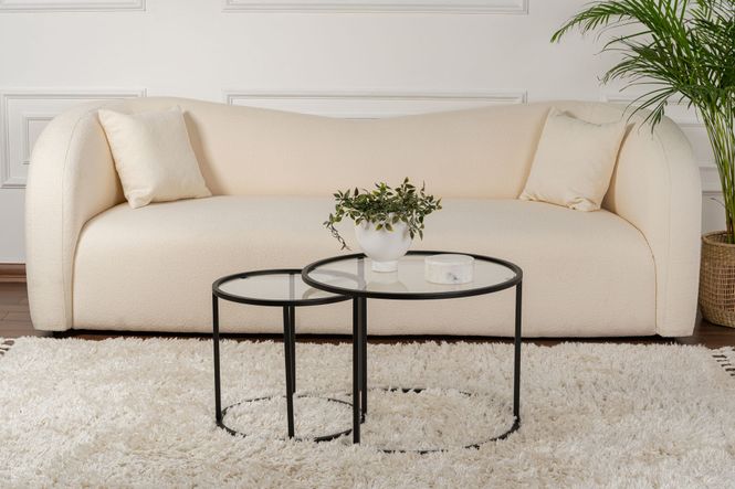 Hovedbilde Nordure Aurum sofabordsett – 60 / 42 / svart / ...