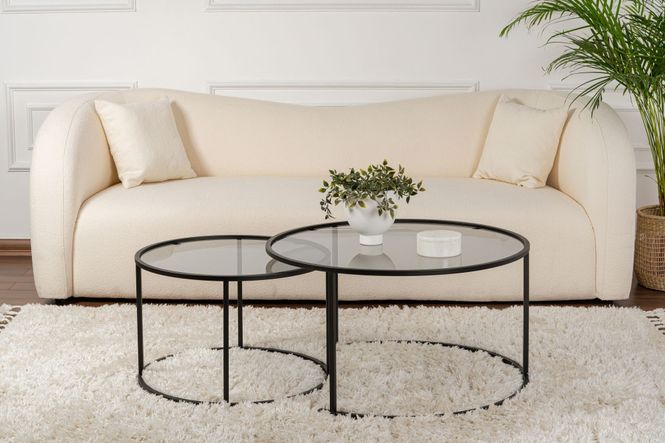 Hovedbilde Nordure Aurum sofabordsett – 80 / 60 / svart / ...
