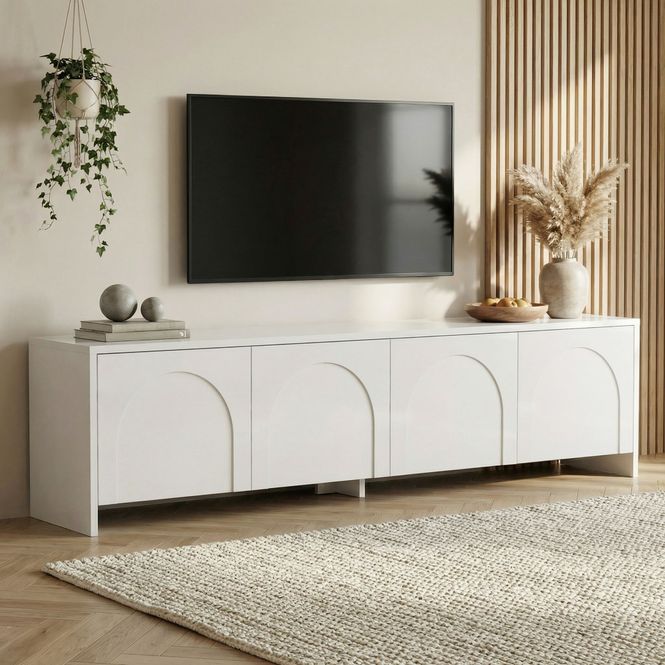 Hovedbilde Nordure Aurelia TV-benk – hvit