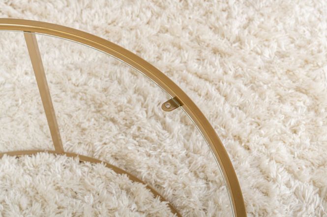 Hovedbilde Nordure Aurum sofabord – 80 / gull / transparent