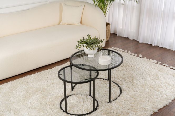 Hovedbilde Nordure Aurum sofabordsett – 60 / 42 / svart / ...