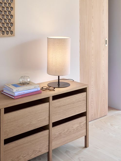 Hovedbilde Hübsch Sable Bordlampe 50 cm – sand