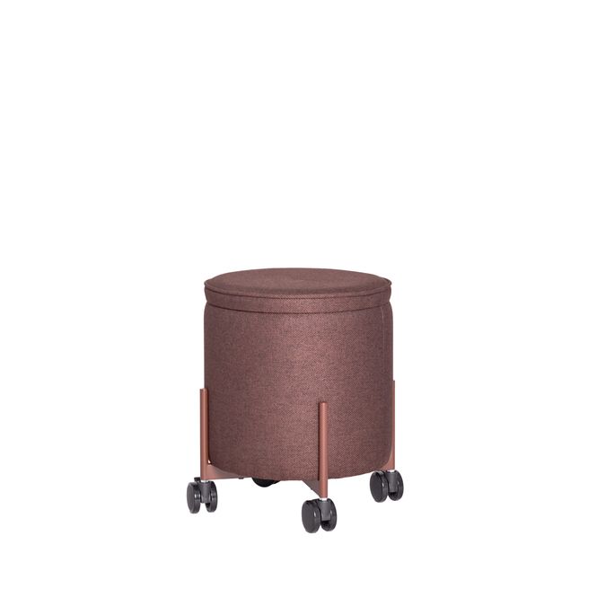 Hovedbilde Hübsch Contain puff liten – brun