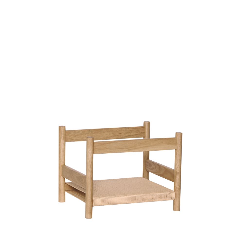 Hübsch Heritage magasinholder 43x33x33 cm – natur