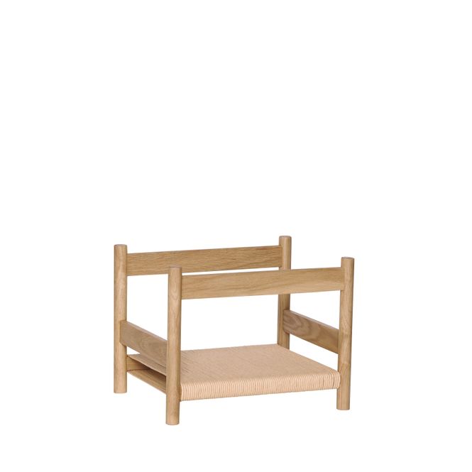 Hovedbilde Hübsch Heritage magasinholder 43x33x33 cm – natur
