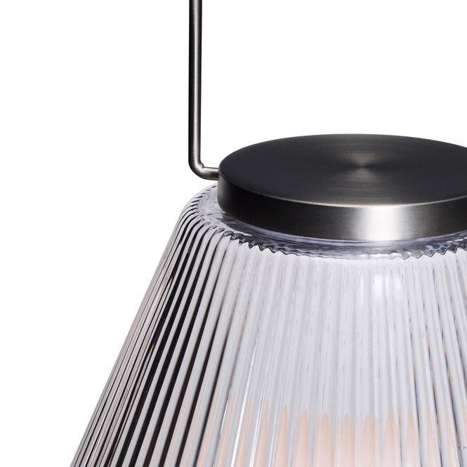 Hovedbilde Hübsch Tou transportabel lampe 28 cm – nikkel
