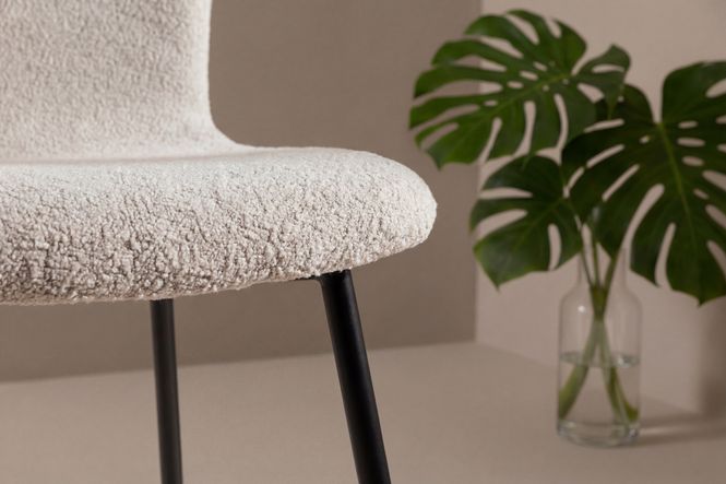 Hovedbilde Venture Home Linus spisestol – beige/svart, ...