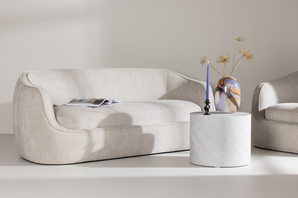 Venture Home Elio 3-seters sofa – lys grå
