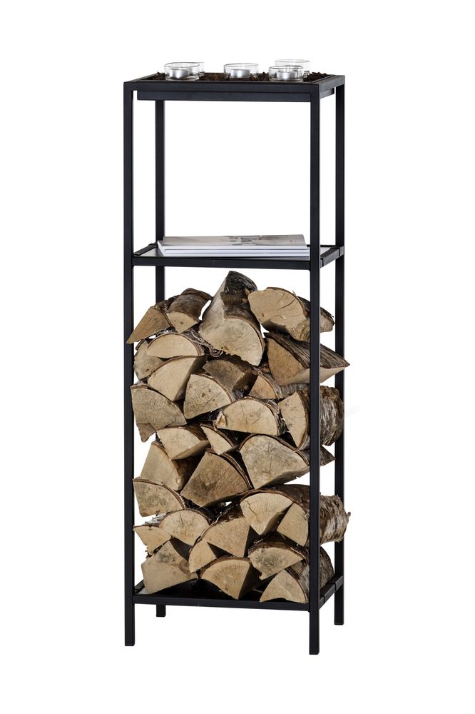Torkelson Steel hylleramme – Svart metall, 110 cm