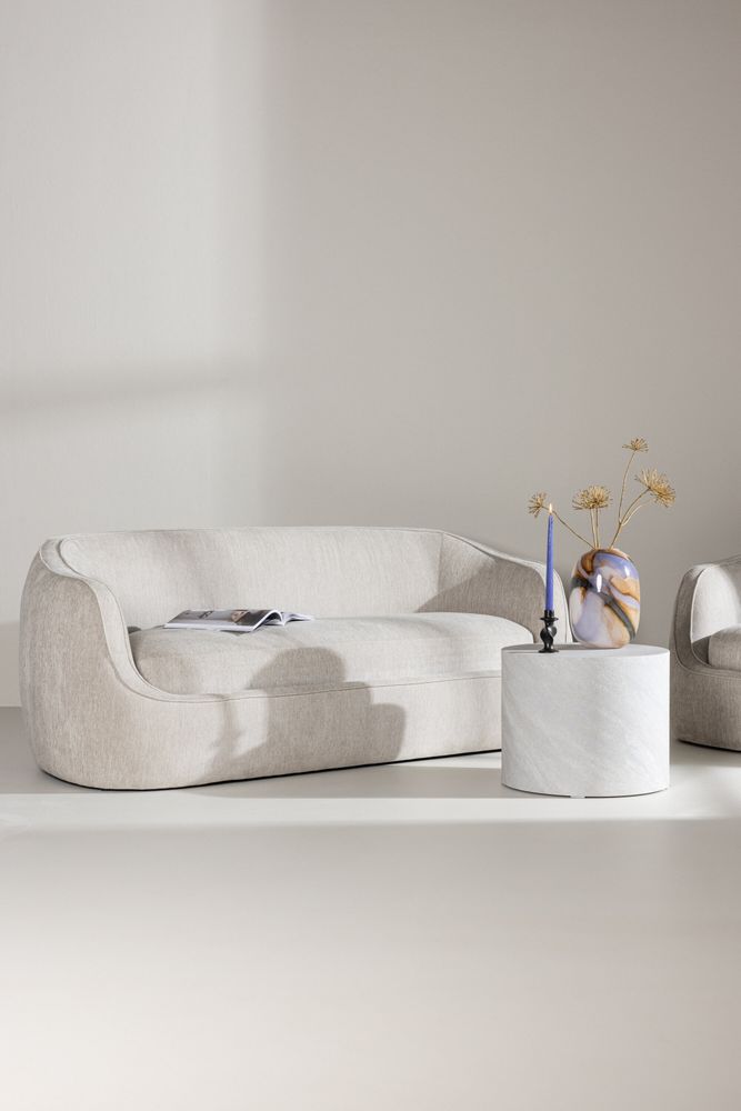 Venture Home Elio 3-seters sofa – lys grå