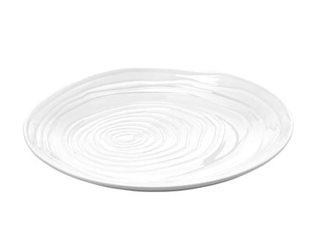Pillivuyt Boulogne tallerken flat hvit - 26,5 cm