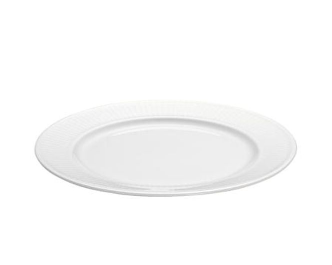 Hovedbilde Pillivuyt Plissé tallerken flat hvit - 20 cm