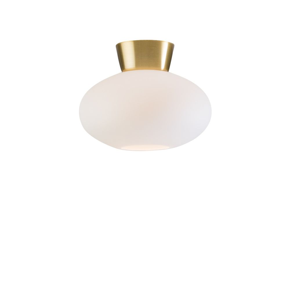 Belid Bullo Plafond Ø27cm Messing Opalglass