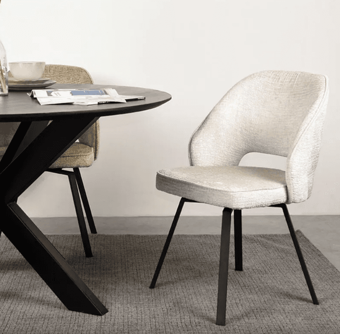 Hovedbilde Trend Collection Lewis Spisestol – Cream