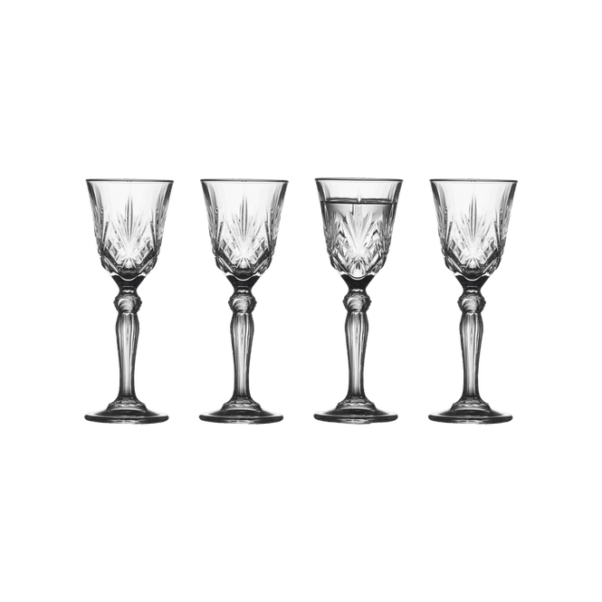 Hovedbilde Lyngby Glas Krystal Melodia Snapseglass 5 cl 4 ...