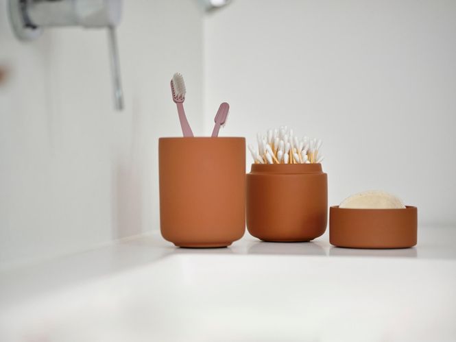 Hovedbilde Zone Denmark Ume Toalettbørste Terracotta
