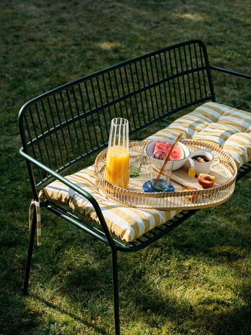 Hovedbilde Broste Copenhagen Eden Benk Beige Grey