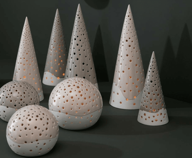 Hovedbilde Kähler Nobili Tealight H25.5 Nude