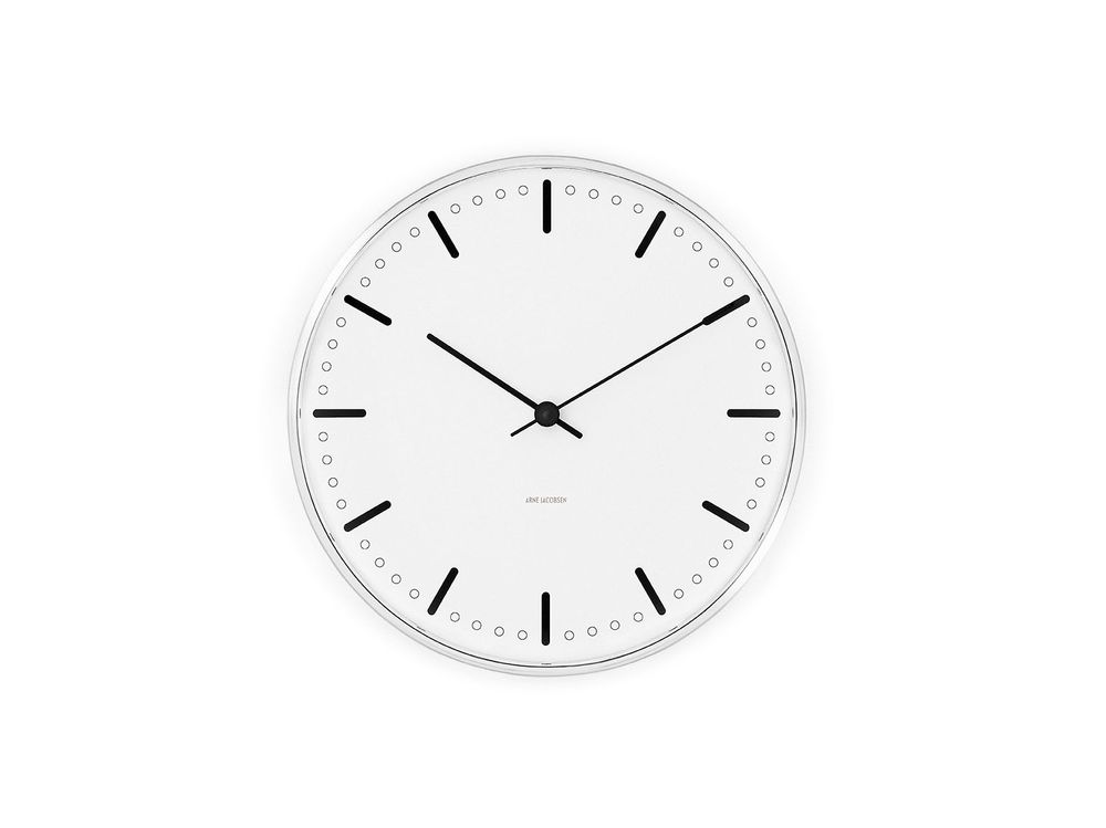 Arne Jacobsen City Hall veggklokke 29 cm