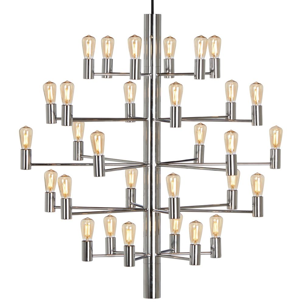 Herstal Manola 30 Krom LED (inkl lyspærer!)