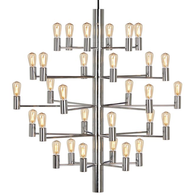 Hovedbilde Herstal Manola 30 Krom LED (inkl lyspærer!)