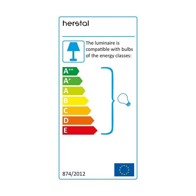 Hovedbilde Herstal Manola 30 Messing LED (inkl lyspærer!)