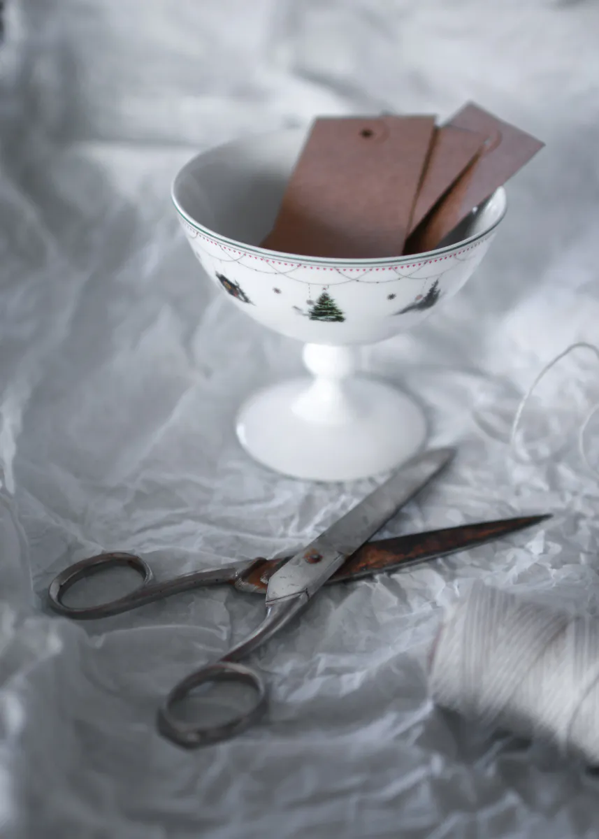 Wik & Walsøe Julemorgen Story Dessertskål med Stett