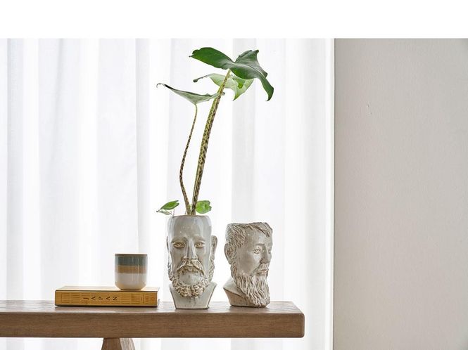 Hovedbilde Villa Collection Vase/Blomsterpotte Hvit H23 cm