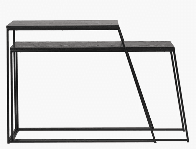 Hovedbilde Trend Collection Konsollbord 2 stk Svart Metall ...