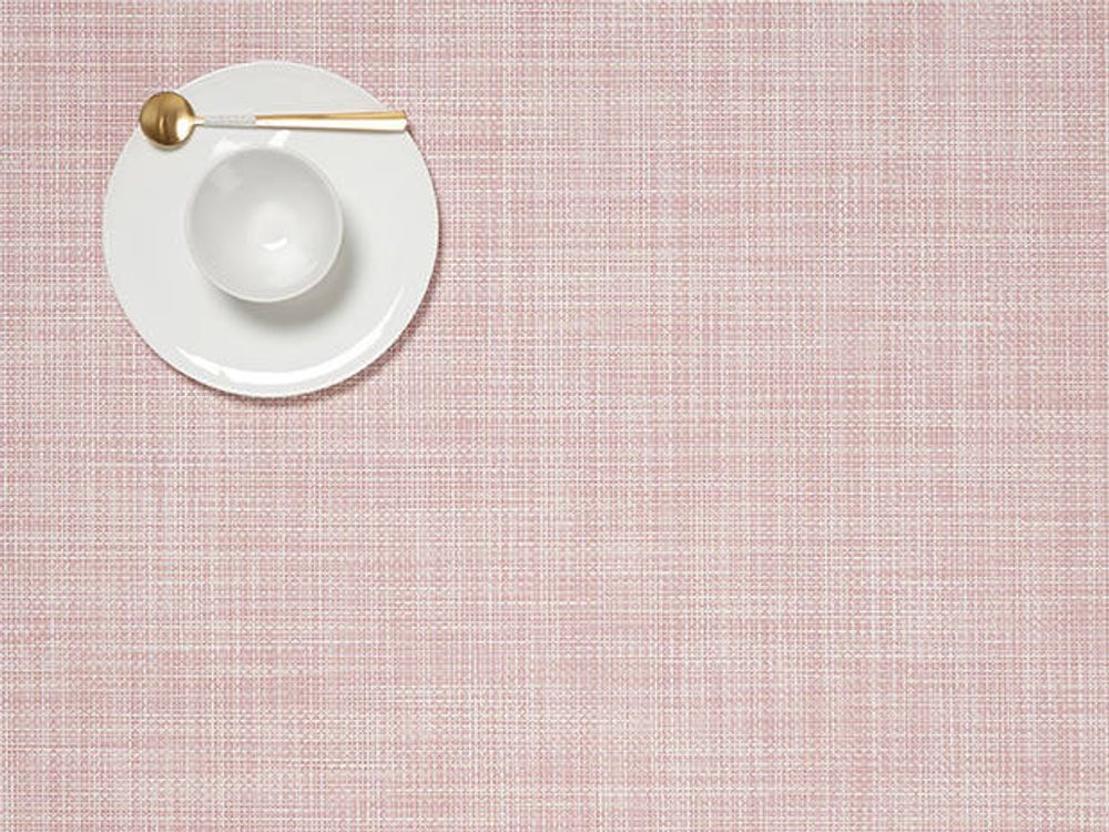 Chilewich Mini Basketwave Blush 4stk