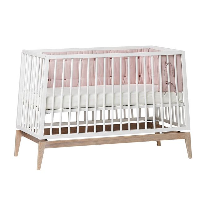 Hovedbilde Leander Linea Kantbeskyttelse til Babyseng Rosa