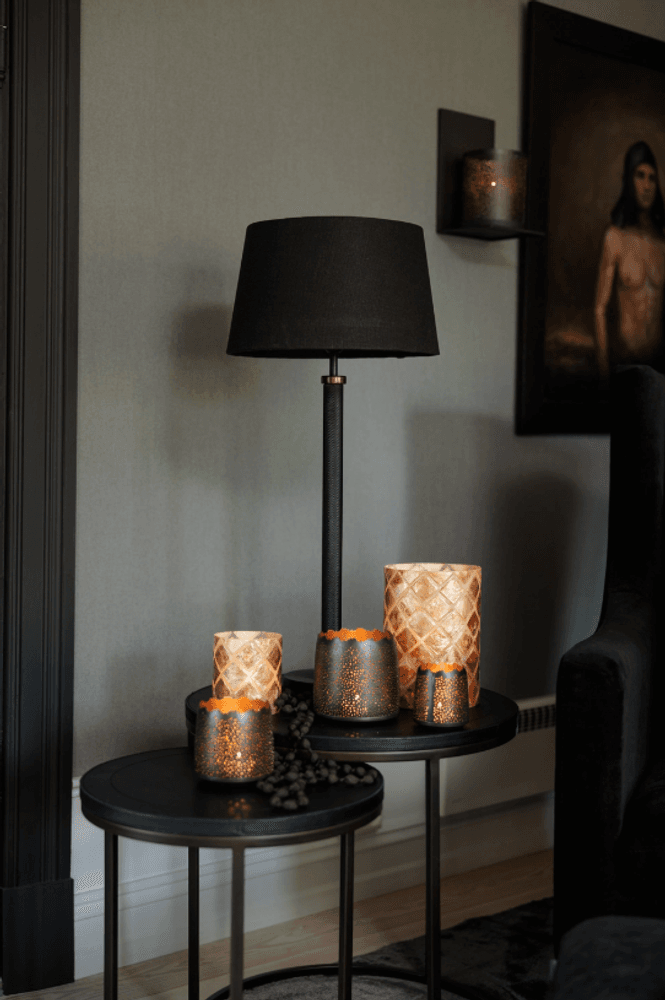 Halvor Bakke Varca Rutet Telysholder Bronse