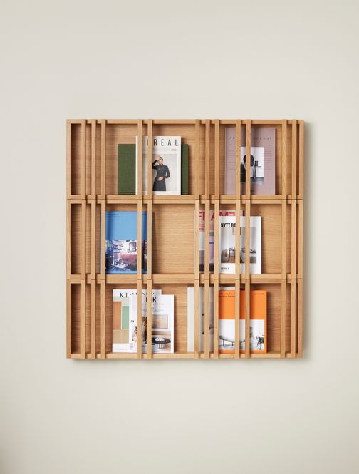 Hovedbilde Hübsch Column Magasinholder Natur