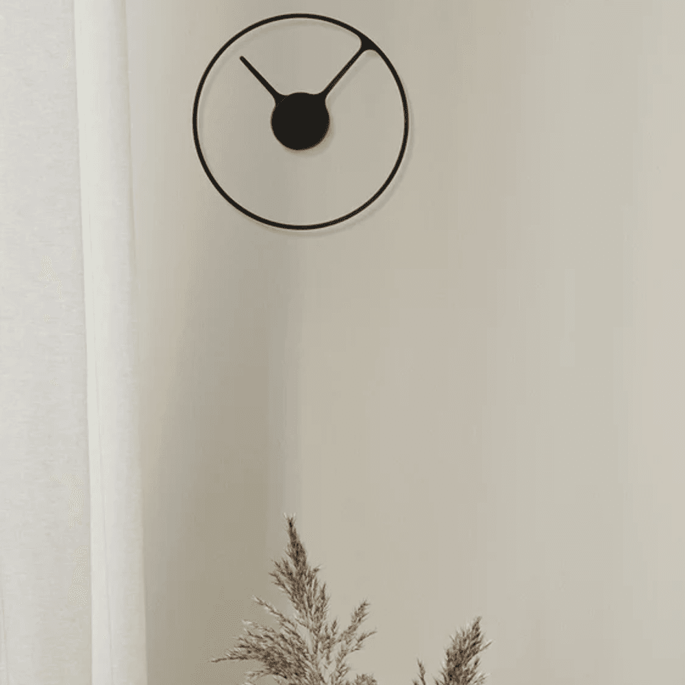 Stelton Time Klokke Sort