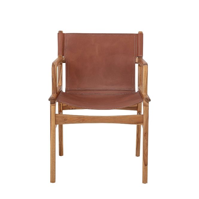 Hovedbilde Bloomingville Ollie Loungestol Skinn Brun