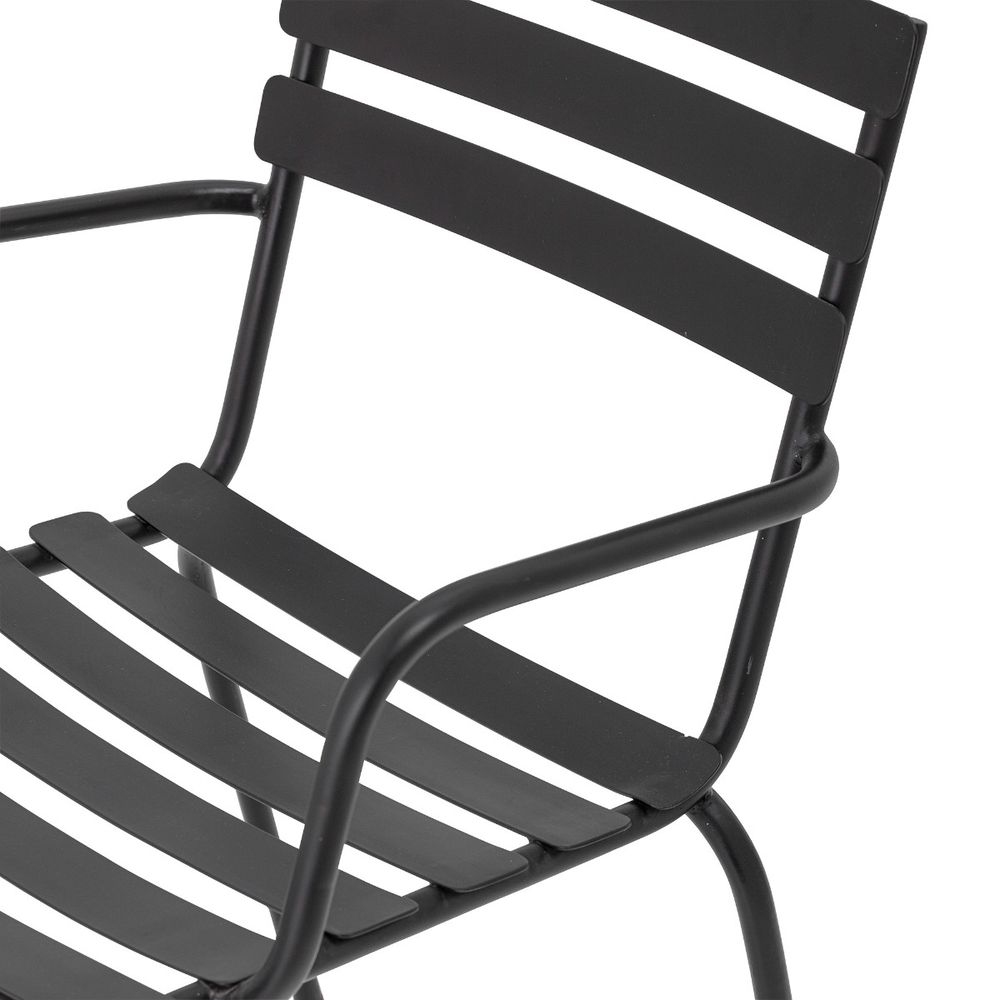 Bloomingville Monsi Utestol Sort 4 stk