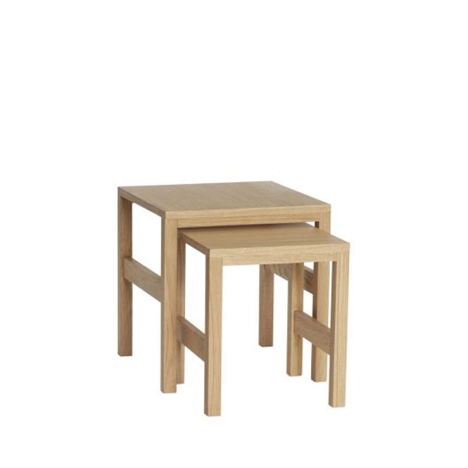 Hovedbilde Hübsch Puzzle Sofabordsett Natur 2 stk