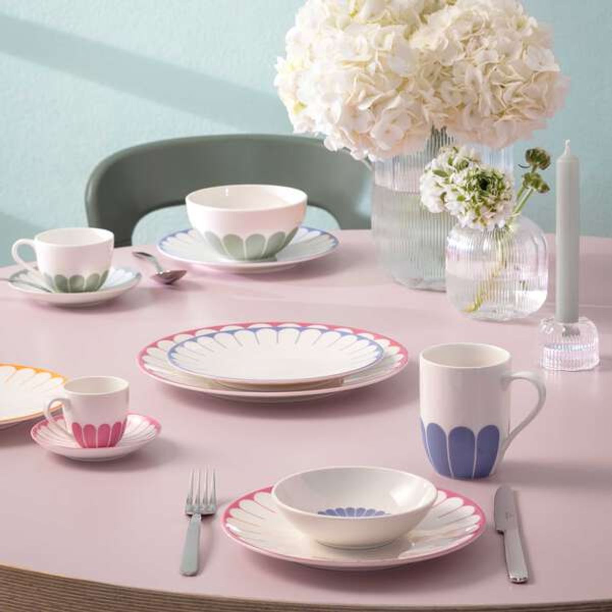 Villeroy & Boch Fleur Cassis Servisepakke 8 deler