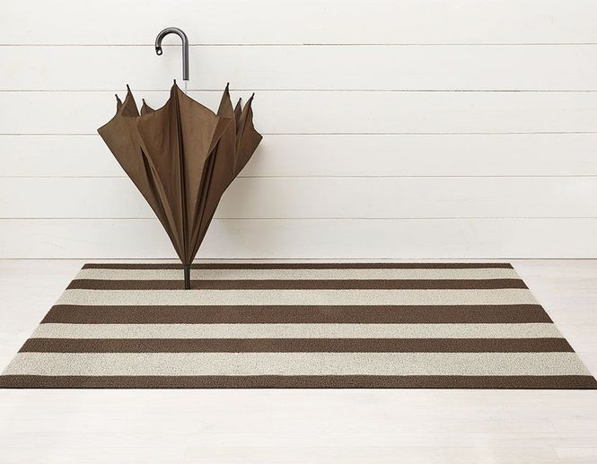 Hovedbilde Chilewich Dørmatte Bold Stripe Pebble 46x71 cm