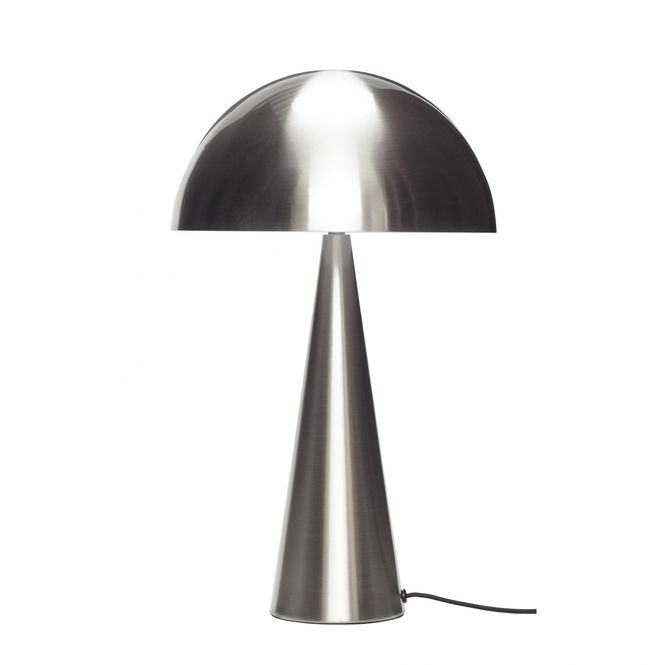 Hovedbilde Hübsch Mush Bordlampe Nikkel 50 cm