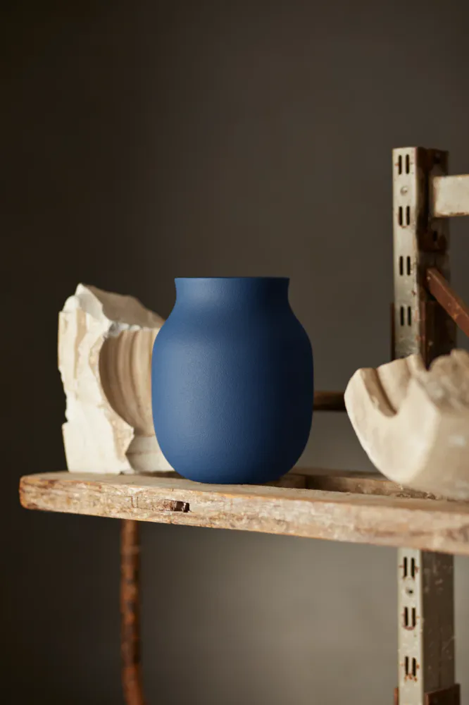 Kähler Studio Omaggio #1 Vase H20 cm Blå