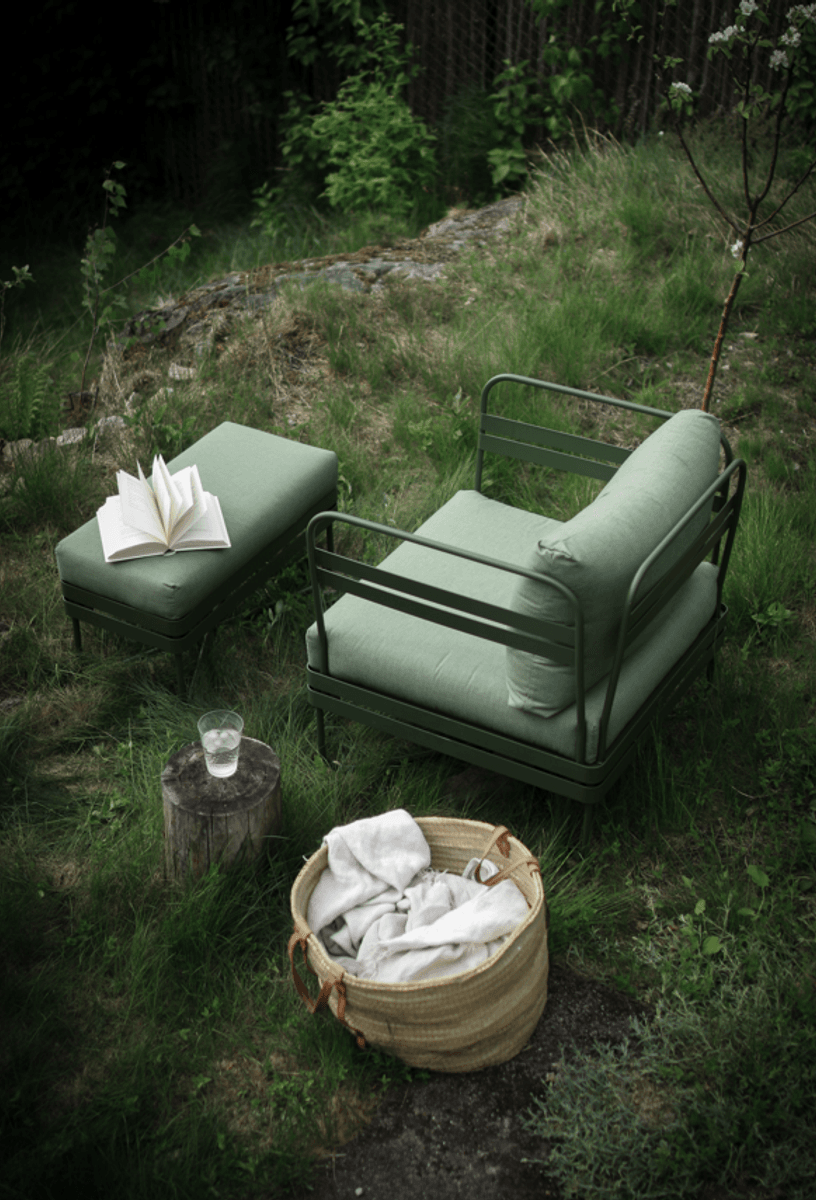 Ygg & Lyng Bris Ottoman Deep Olive 35x70 cm