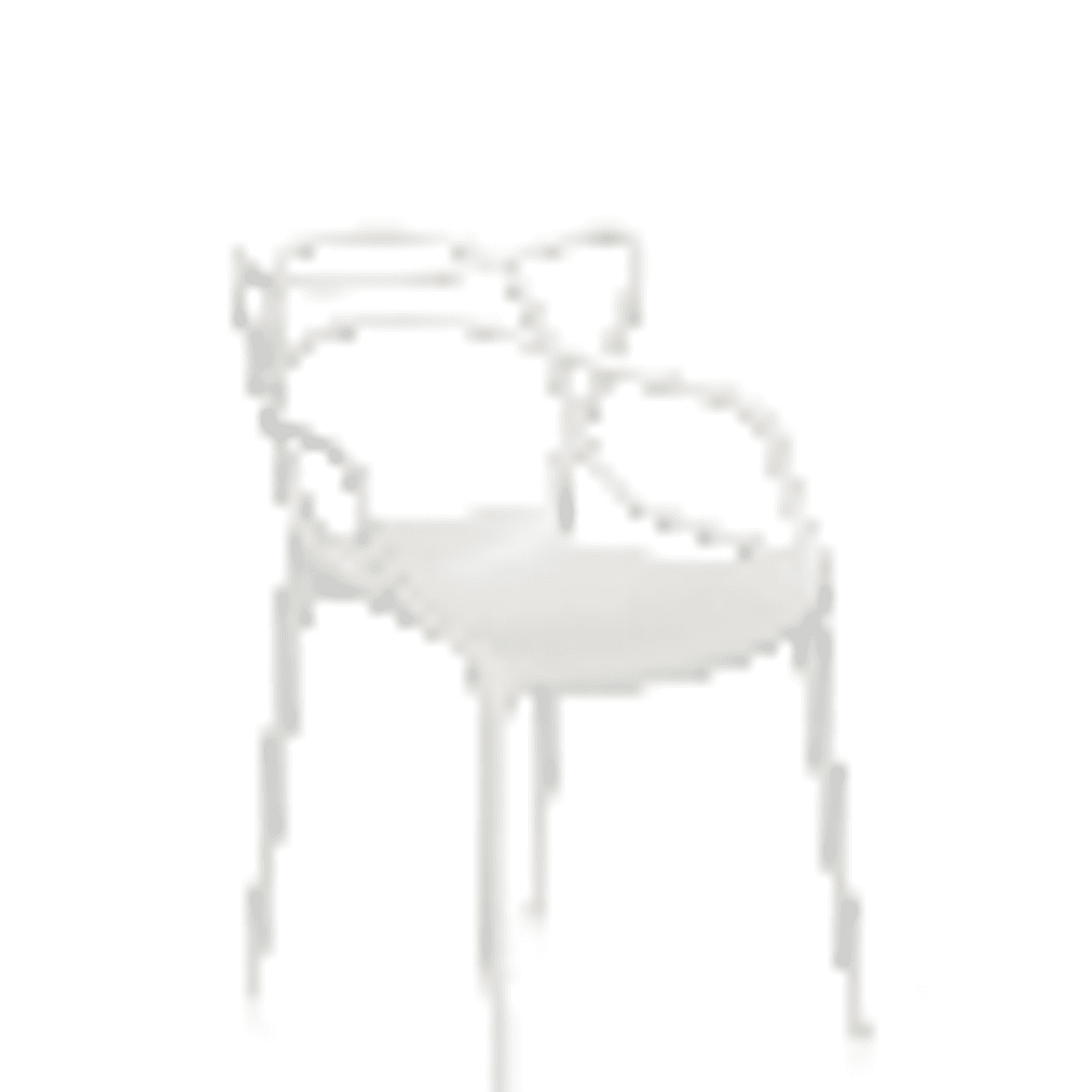 Kartell Masters Stol Hvit