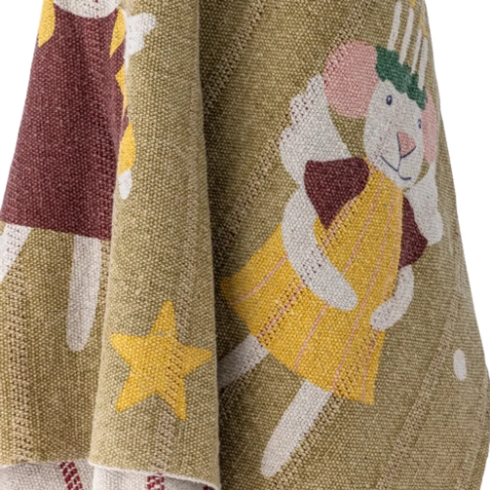 Bloomingville Peo Julepledd Bomull 130x160 cm