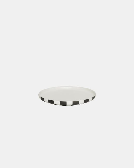 Hovedbilde OYOY Toppu Tallerken 20 cm Sort/Hvit