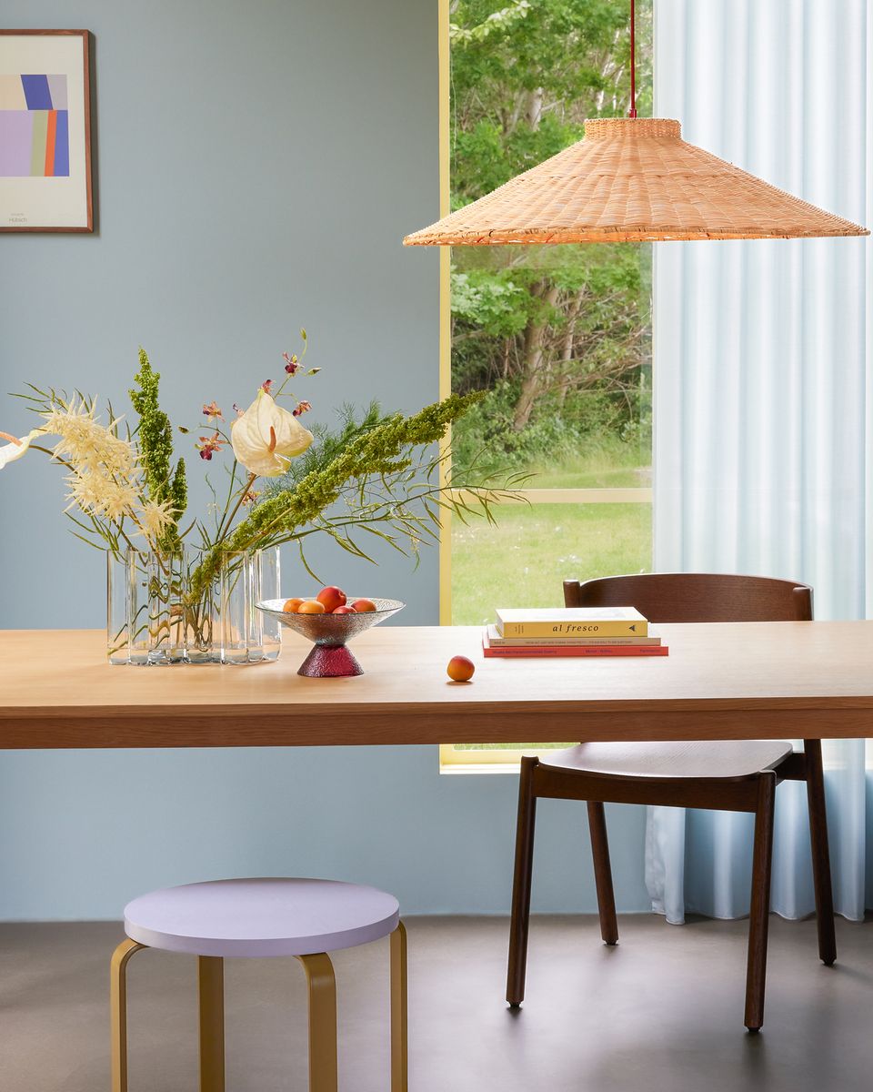 Hübsch Chand Pendel Trapez Natur