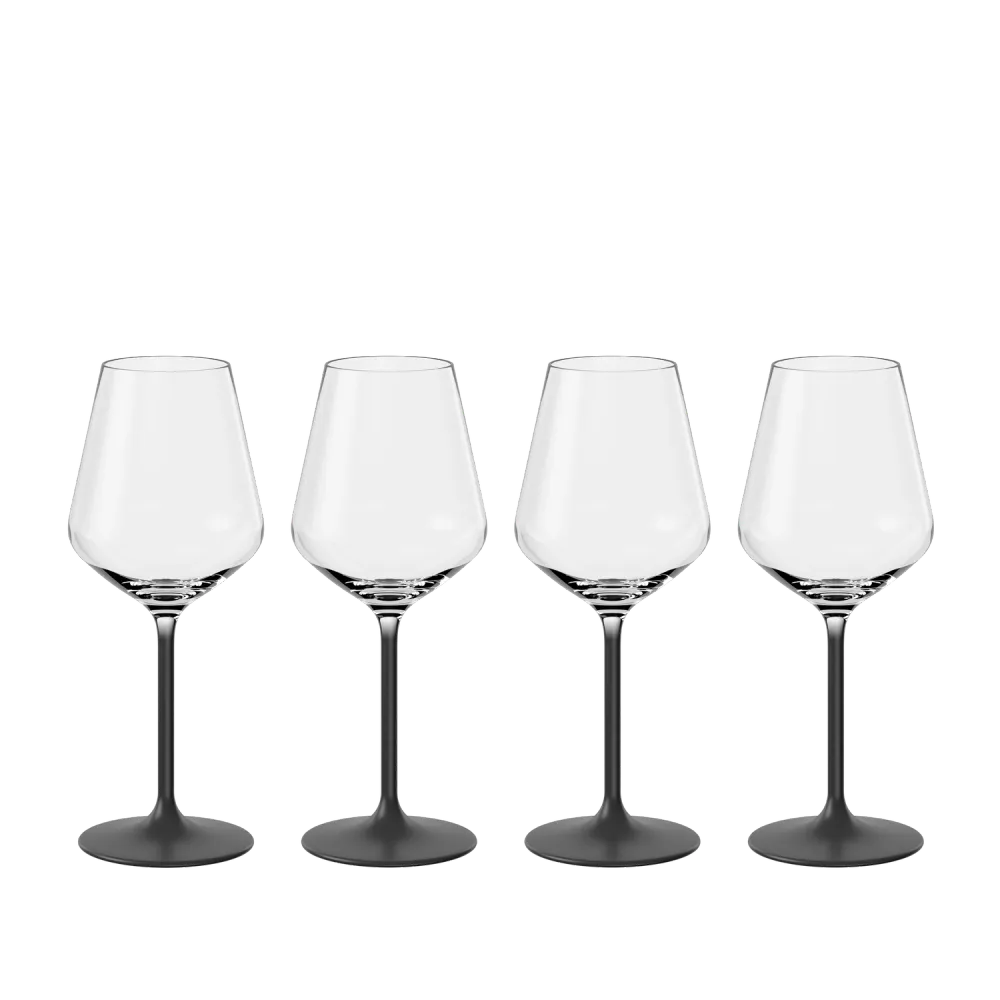 Villeroy & Boch Manufacture Rock Hvitvinsglass 4-pk