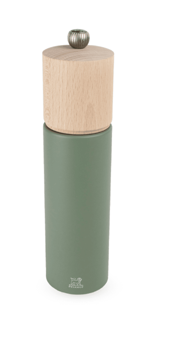 Peugeot Boreal Manuell pepperkvern i bøk, Fern Green, 21 cm