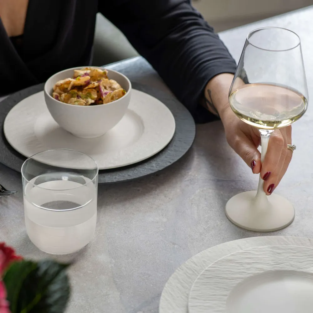 Villeroy & Boch Manufacture Rock Blanc Whiskyglass 4-pk