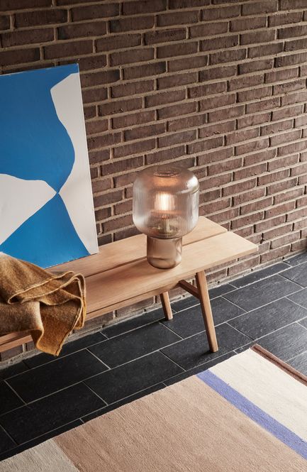 Hovedbilde Hübsch Pirum Bordlampe Brun
